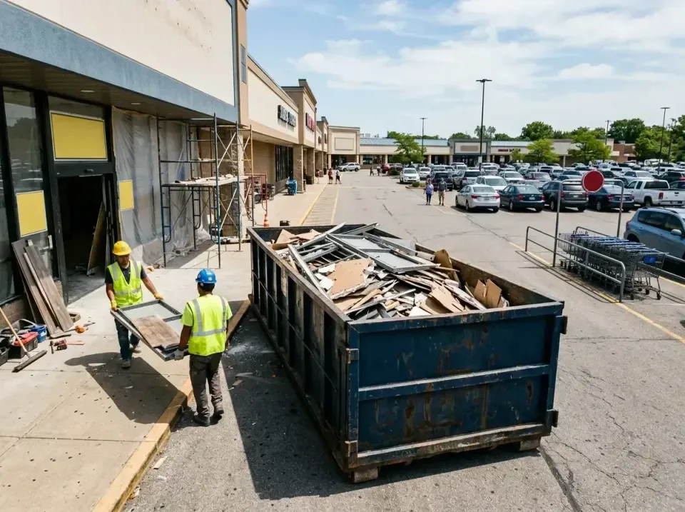 retail-store-renovation-debris-003 — frequently asked questions, Roll-off Dumpster Rentals in Siloam Springs, AR